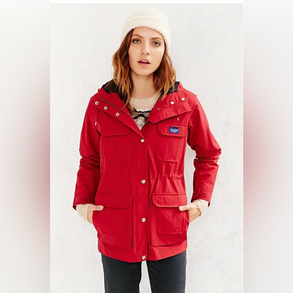 Women's Red Kasson Field Jacket